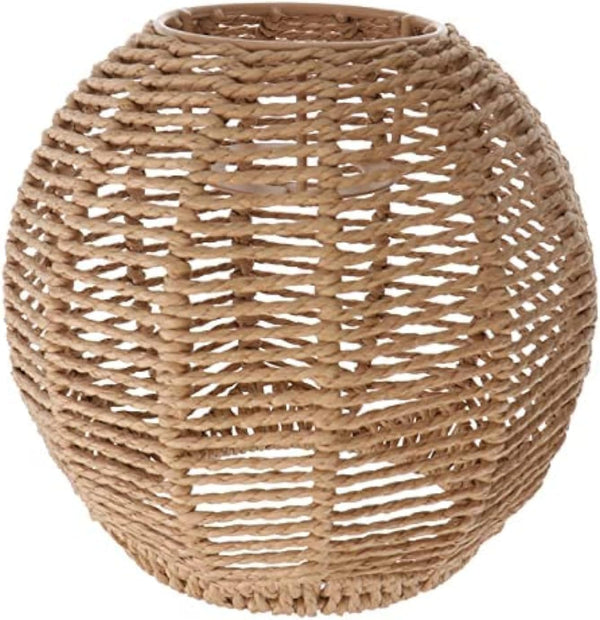 Koolouispoper Lampshade for Cover Table Lamp Rattan Lamp Pendant Light Vintage Hanging Lighter
