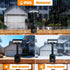 600LM 3 IP65 1-Second Clip On Solar Motion Sensor Light Outdoor, Modes Waterproof, Adjustable Angle Installation