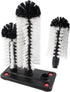 3 Commercial Bonsicoky Brush Bar Glass Washer with Suction Base, Brush Cleaner Bristle Brush for Kitchen Bar Beer Cup