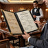 8.5 11 2 Pack 4 8 Restaurant Menu Covers x Menu Holder, Page View Faux Leather Menu Book with Clear PVC Sleeves |