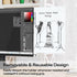 Crpich Acrylic Monitor Copyholder with Adhesive Magnetic Plate, Removable Memo Holder for Notes, Photos & Documents