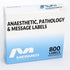 800 12mm 40mm (0.5" 1.5") Blank White Medical Syringe Labels - Write-On Medication Labels on Roll in Dispense Box. x x