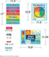 Carson Dellosa One World Calendar Bulletin Board Set with Monthly Wall Calendar, Numbers, and Birthdays Cover Ups