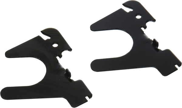Wall Control Slanted U-Hook Accessory, “U” Shaped Slotted Metal Pegboard Hook - Black