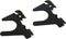 Wall Control Slanted U-Hook Accessory, “U” Shaped Slotted Metal Pegboard Hook - Black