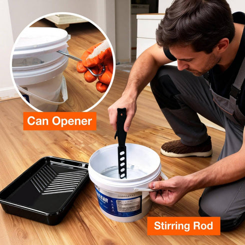 28 Set, 9" 4" Pcs Paint Tray Paint Brush for Wall, Paint Tray, & Paint Roller Covers with Roller Frame, Stainless Steel