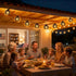 10 G40 Bulbs Decorations(9.84FT) Vigdur Lantern String Lights, Star String Lights Plug in with Clear and Star Plastic