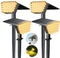 DEALGADGETS Solar Spot Lights Outdoor, IP65 Waterproof 44 LED Landscape Spotlights, Solar Powered