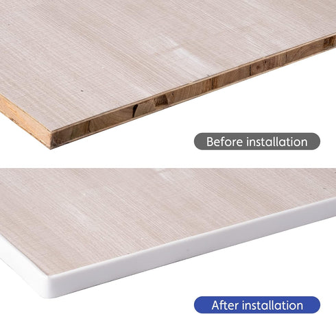 16.4ft Countertop (30mm, U-Shape Edge Banding, TPE Self Adhesive Veneer Edging Trim Flexible Corner Edge Protector