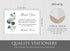 All Ewired Up Personalized Greenery Funeral Thank You Cards, Sympathy Acknowledgement Cards, Eucalyptus, Sage