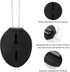 Thinp Badge Holder, Security Badge Holder Security Guard Cowhide Universal Holders Belt Clip,Metal Clip and Chain