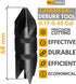 Reloading Chamfer Deburr Hand Tool for 0.17-0.45cal