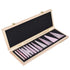kimllier 12Pcs Precision Steel Angle Gauge Block Set, 1/4 to 30 Degree with Box