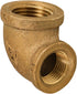 Everflow Supplies BRRL1003-NL 1 x 1/2-Inch No Lead Brass 90-Degree Reducing Elbow