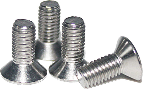 Fullerkreg Stainless Steel Hex Drive Flat Head Screw, M4 x 0.7 mm Thread, Packs of 100
