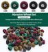 Abrasive Wheel, 100pcs 1" Buffing Polishing Wheels, Metal Polishing Compound for Rotary Tools-1/8"(3mm) Shank, 120 Grit, 180 Grit, 320 Grit, 400 Grit, 600 Grit(100pcs)