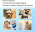 12 Pack 6 Inch 5 Cling Gauze Rolls x Yard, White Rolled Gauze Wraps Vet Wrap for Horses, Pure Cotton Bandage Wrap