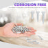 Swpeet 300Pcs 3/4 Inch High Quality Galvanized Roofing Felt Nails for Fastening Roofing Felt and Asphalt Shingles