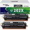 Toner Cartridge Replacement for HP 202X CF500X, 2 Packs Black for Pro MFP M281 Series