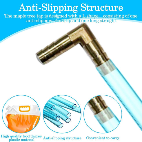 Generic 5 5 5 5 Maple Syrup Kit - Collection Bag Drill Taps | Spiles Taps Brush Collection Bag,for Collecting Filtering