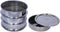 3 Pcs Lab Sieves, 6 Inch Diameter Test Sifter with Tray and Lid