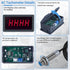 Digital LED Tachometer, Icstation RPM Speed Meter AC 110V 220V with Hall Proximity Switch Sensor NPN for Lathes