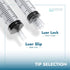BH Supplies 10ml Luer Slip Tip Syringes, Sterile No Needle, Individually Wrapped, 100 Syringes