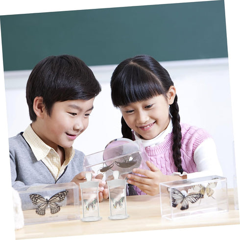 Sample Vial Laboratory Sample Jars - Glass Bottles with Lid for Magnetic Storage and Specimen