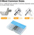 HIQUODIN 36PCS 3-in-1 1/4 inch, 5mm, 3mm Mixed-Diameter Cabinet Shelf Pegs, Shelf Pins Kit, Shelf Support Pegs