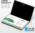 Padike Business Card Holder - Professional PU Leather & Stainless Steel Multi Card Case, Wallet for Men & Women