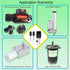 DC12V 72V/30A-Linear Actuator,Winches,Shutter Doors,168 Waterproof Wireless Remote Forward Reverse Switch to Actuator