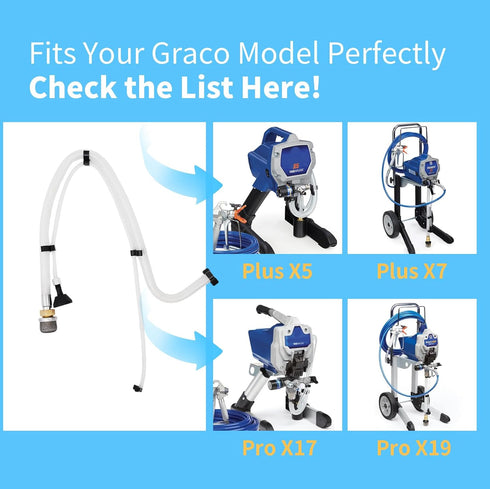 Vinnonvi Suction Tube Kit Suitable for Graco Magnum Stand Model Paint Sprayer