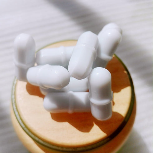 Laboratory Magnetic Stir Bars - PTFE Magnetic Stirrer Mixer Stir Bars (Diameter 7mm, Length 25mm) - 10 Pcs