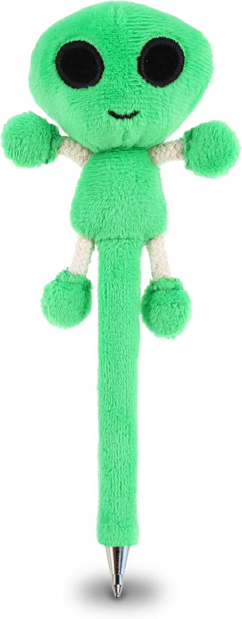 DolliBu Alien Plush Pen Cute and Soft Green Alien Stuffed Animal Ballpoint