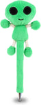 DolliBu Alien Plush Pen Cute and Soft Green Alien Stuffed Animal Ballpoint
