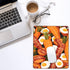 Generic Carrot Egg& Bacon Medley Non-Slip Mouse Pad, Polyester Desk Mat for Gaming Office Home