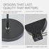 13.5 Adesso LED Desk Lamp with Adjustable Gooseneck Arm Focused Bright Light, Modern Black & Steel Finish, Slim Space