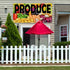 Fastasticdeals 4 Grommets 24x48Inches Vinyl Banner Multiple Sizes Produce Restaurant & Food Outdoor Weatherproof