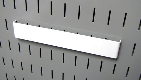 Wall Control 8in Pegboard Accessory Hanger Tool Holder Bracket, White