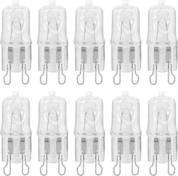12Vmonster 10 Pack Crystal Clear Lense Q20/G9/CL/120V G9 JCD 20 Watt 120