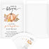 Fumete 100 Pcs Baby Shower Packet Favors - Pumpkin Self Adhesive Kraft Packets for Baby Shower Party Gifts