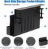 Desk Side Storage Holder - Desk Organizer for Laptop Clamp-On Desk Shelf, Drilling Standing Desk Drawer for Office
