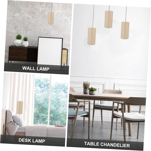 DOITOOL Floor Lamp Shade Linen Lampshade Natural Light Diffuser for Table and Floor Lamps Easy to Clean Decor Accessory