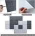 Large 11.8"x11.8" Felt Board Tiles for Wall, 30 Push Pins, Pack of 6 Pin Board Notice Boards for Home Office