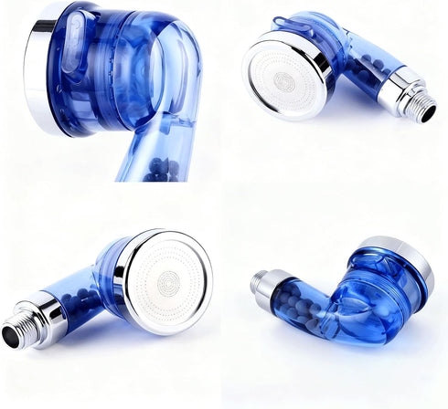Qusmeiyici 3 Blue Shampoo Bowl Sprayer Head with Filter, Sink Faucet Sprayer Attachment Salon Shampoo Bowl Spray Head