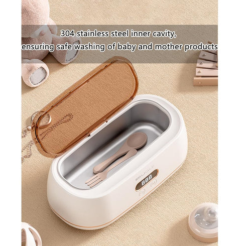 48KHz 304 14oz Ultrasonic Jewelry Cleaner, Jewelry Ultrasonic Cleaner Machine for All Jewelry, Glasses, Rings