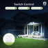44W 3500LM 2 Heads5000K Philips LED Security Flood Light OutdoorSwitch Controlled Aluminum Security Light, Adjustable
