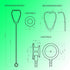 Lightweight Stethoscope, Dual-Frequency Diaphragm, Bell & Diaphragm & Pediatric Diaphragm, Noise-Reducing Silicone Ear
