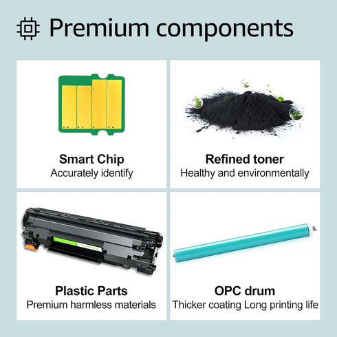 greencycle Compatible Toner Cartridge Replacement for Canon 126 CRG-126 for use in ImageClass Laser Printers.