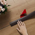 (10ft 1.57in, Floor Transition Strip - Self-Adhesive PVC Trim for Carpet to Flooring, Threshold Gap Cover x Black
